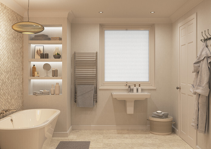 Honeycomb, Cotton White - Perfect Fit Blind - Image 7
